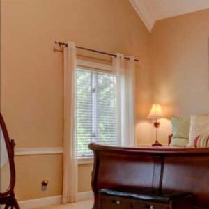 Sheer Ivory Curtain Panel